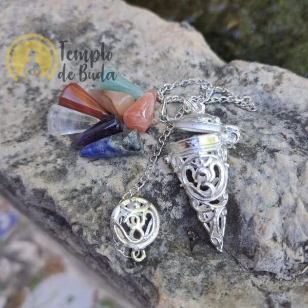 Pendulo Gaiola OM 7 Chakras