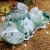 Quartzo Fantasma Verde Drusa