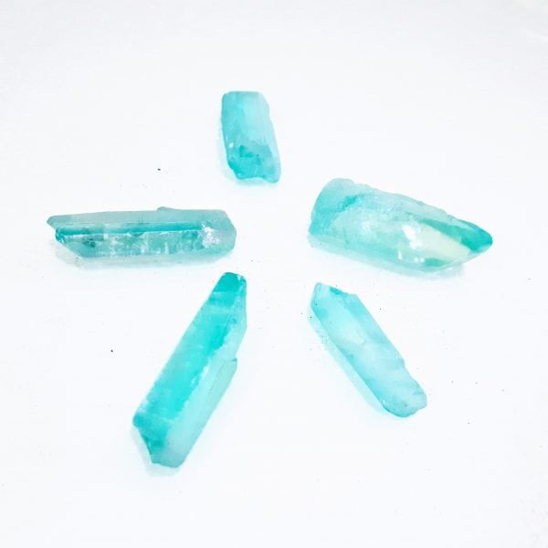 Aqua Aura Quartzo Azul Ponta