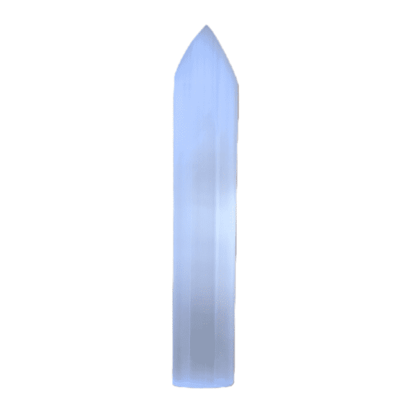 Barra Selenite Plana com Ponta