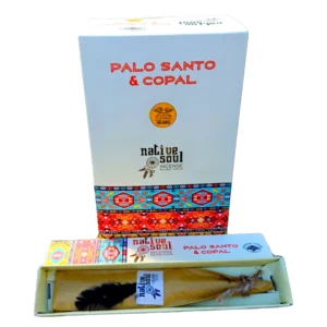 Incenso Indiano Native Soul Pau Santo e Copal Caixa