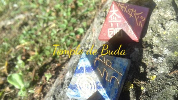 Pyramids Chakras with Reiki Symbols