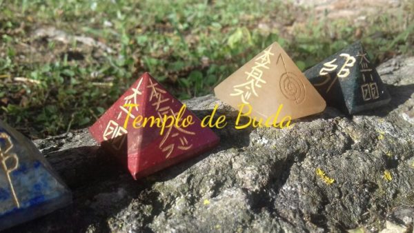 Pyramids Chakras with Reiki Symbols