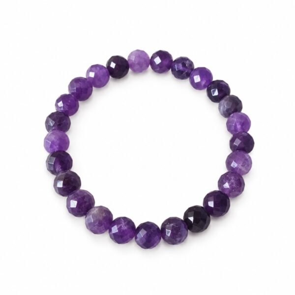 Pulseira Ametista Facetada