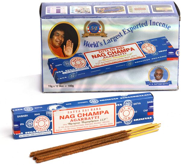 Incenso Nag Champa Satya Sai Baba Caixa