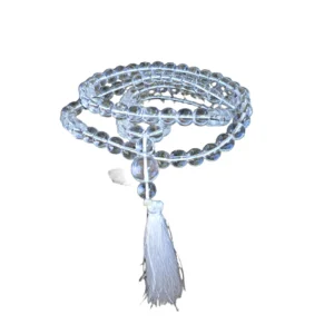 Japa Mala de Quartzo Cristal Branco