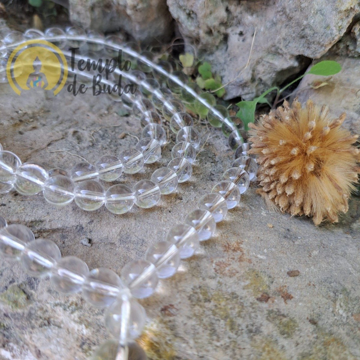 JapaMala de Quartzo Cristal Branco