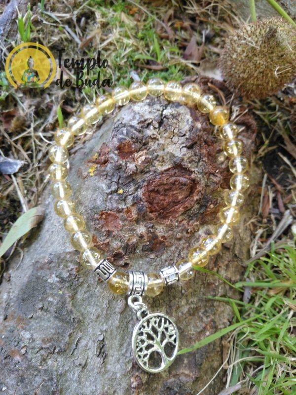 Citrine Bracelet with Tree of Life