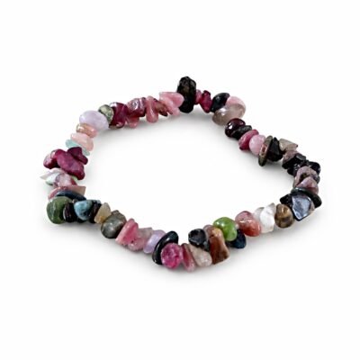 Pulseira de Turmalina Melancia Chips