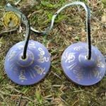 Ting-Sa Címbalos Tibetanos Chakra Coroa Violeta