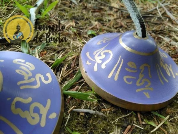 Ting-Sa Címbalos Tibetanos Chakra Coroa Violeta