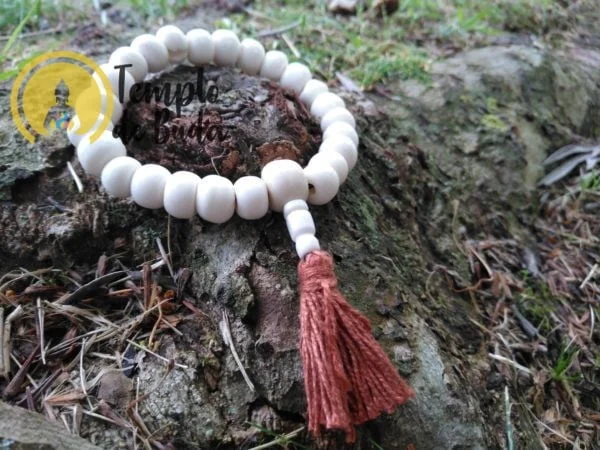 pulseira Antiga Tibetana de Cura Branco