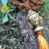 Japa Mala Rudraksha Buda em Metal