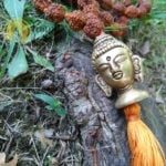 Japa Mala Rudraksha Buda em Metal