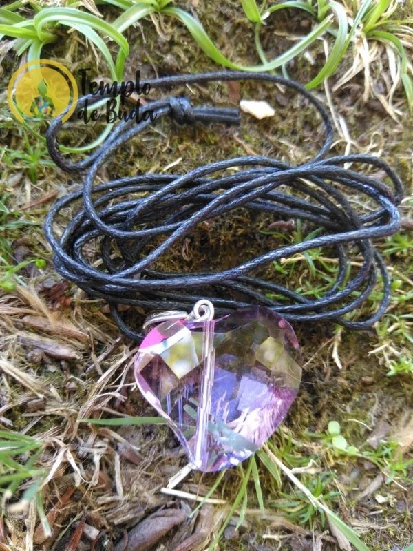 Andara Pendente Coração Violeta