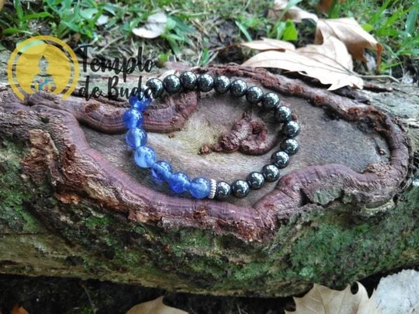 Pulseira Hematita Magnetica com Cristais