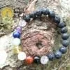 Pulseira de Lava e 7 Chakras