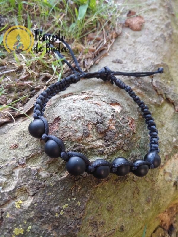Pulseira de Shungita com cordão
