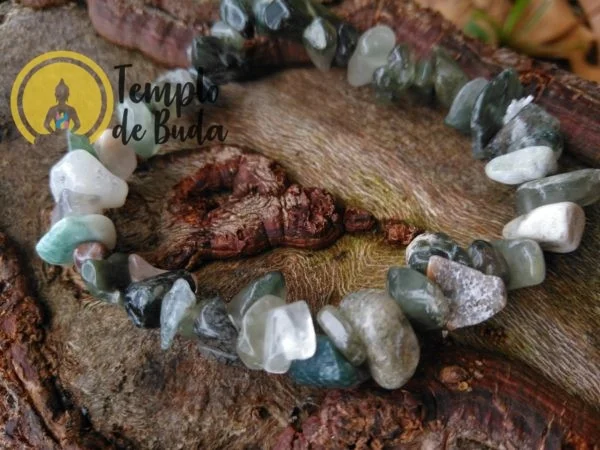 Bracelet d'agate à copeaux d'Inde