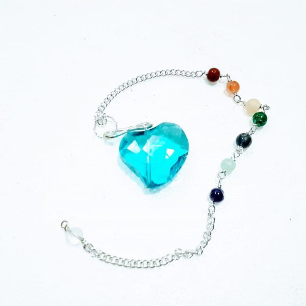 Pendolo a cuore blu Andara