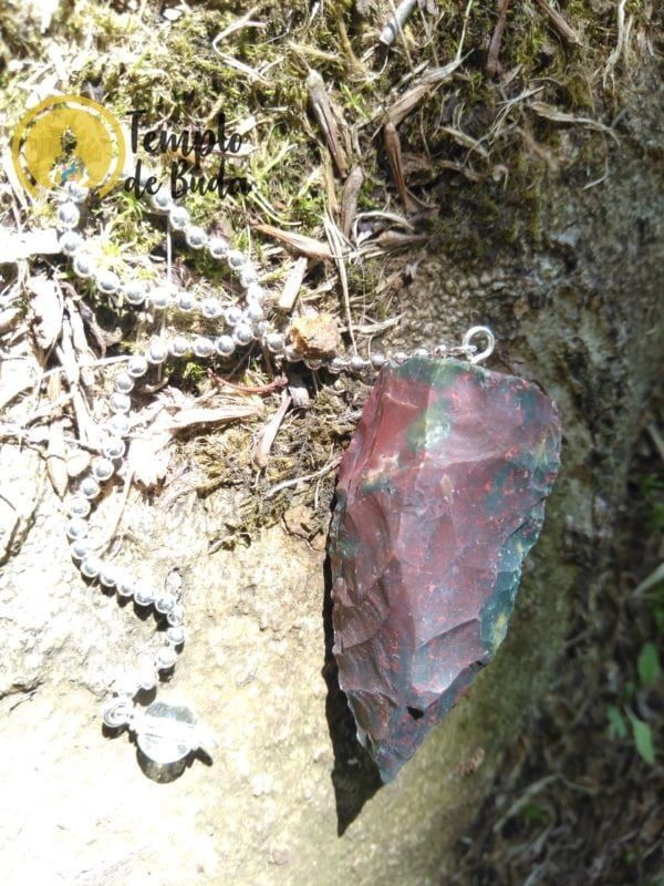 Pêndulo Pedra de Sangue Bruto - immagine 2