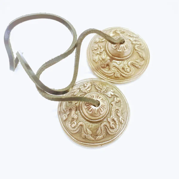Ting-Sha Címbalos Tibetanos Dragão 6.7cm (Latão)