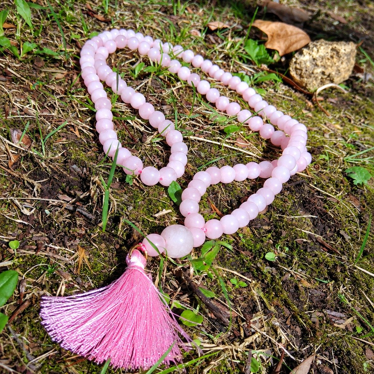 JapaMala Quartzo Rosa