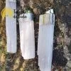 Ciondolo in argento con selenite - immagine 2