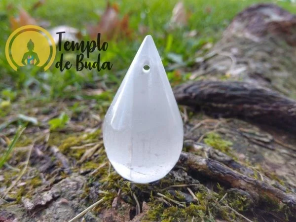 Selenite Drop Pendant
