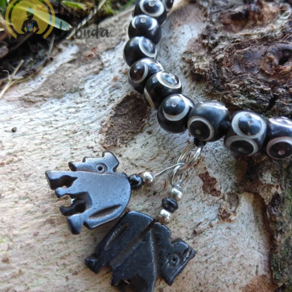Pulseira Antiga Tibetana de Cura Preta