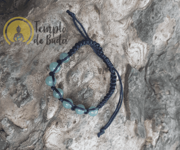 Green Aventurine Bracelet with 8mm Cord - Image 2