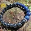 Pulseira Hematita Magnética+Lapis Lazuli