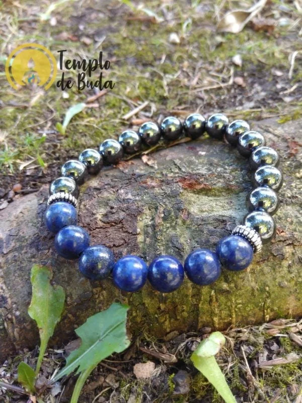 Pulseira Hematita Magnetica com Cristais