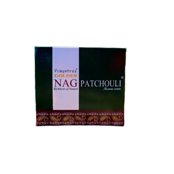 Incenso Indiano Golden Nag Patchouli Cone