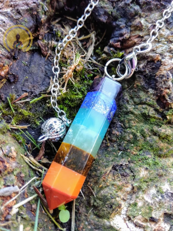 Pêndulo Chakras Héxagono Prisma - Image 2