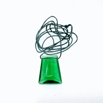 Andara Pendente Facetado Verde