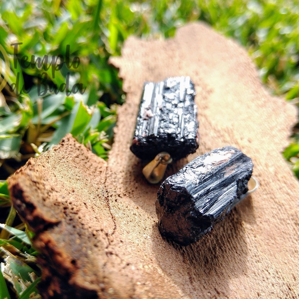 Pendente Turmalina Negra Bruto