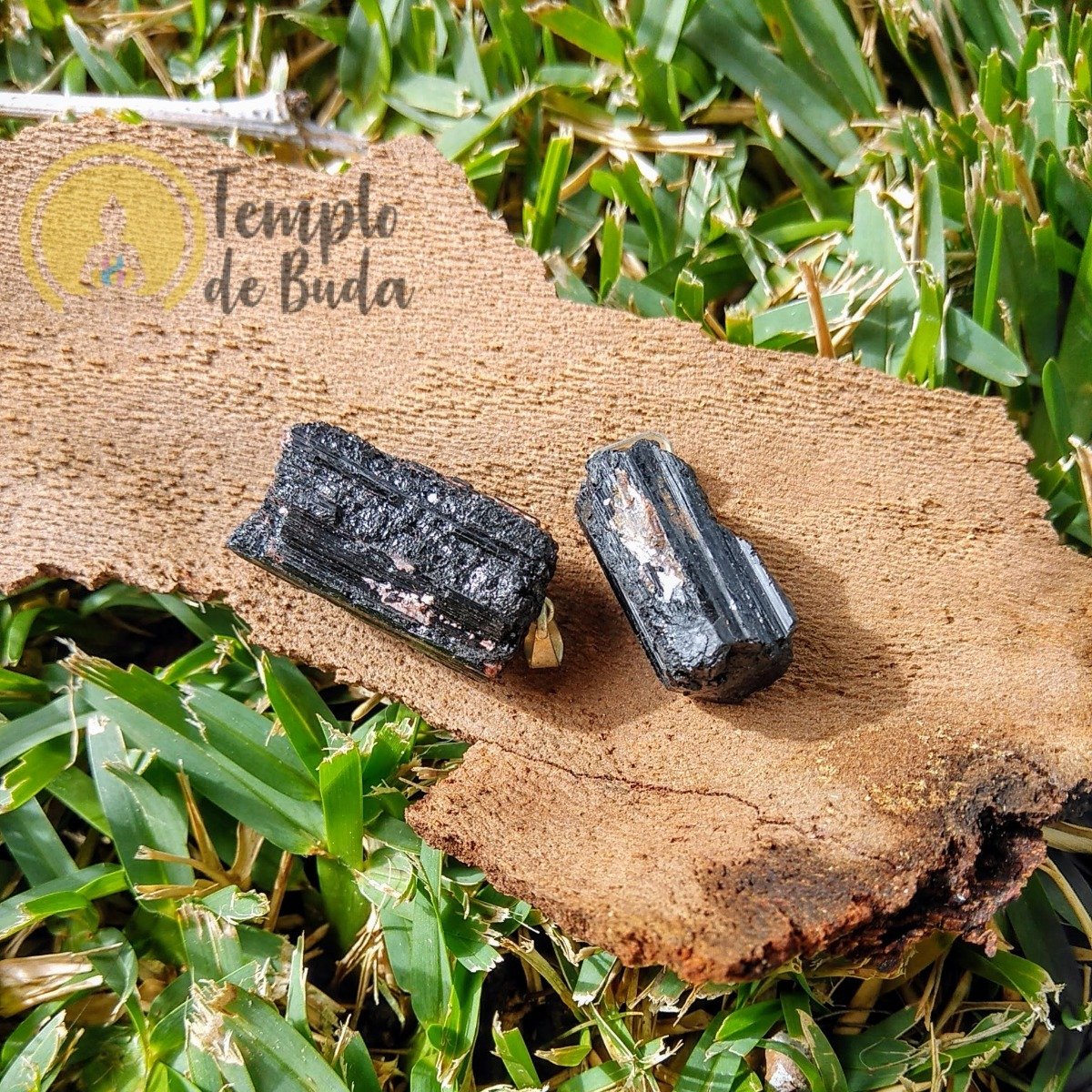 Pendente Turmalina Negra Bruto