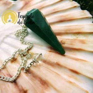 Pêndulo Pirâmide Hexágono Turmalina Verde
