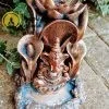 Quemador Conos Incienso Reflujo Ganesh de Bronce - Imagen 2