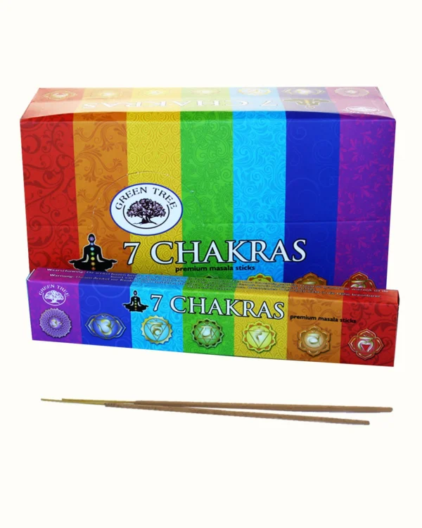 Incenso Green Tree 7 Chakras Caixa
