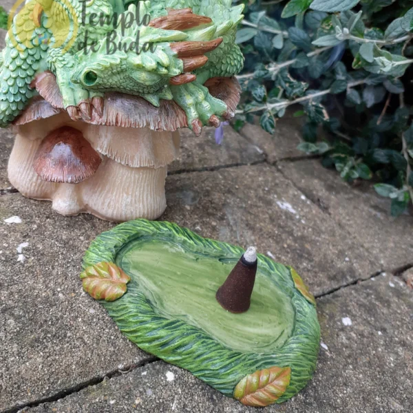 Green Dragon Incense Burner by Anne Stokes