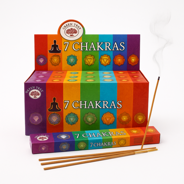 Incenso Green Tree 7 Chakras Caixa
