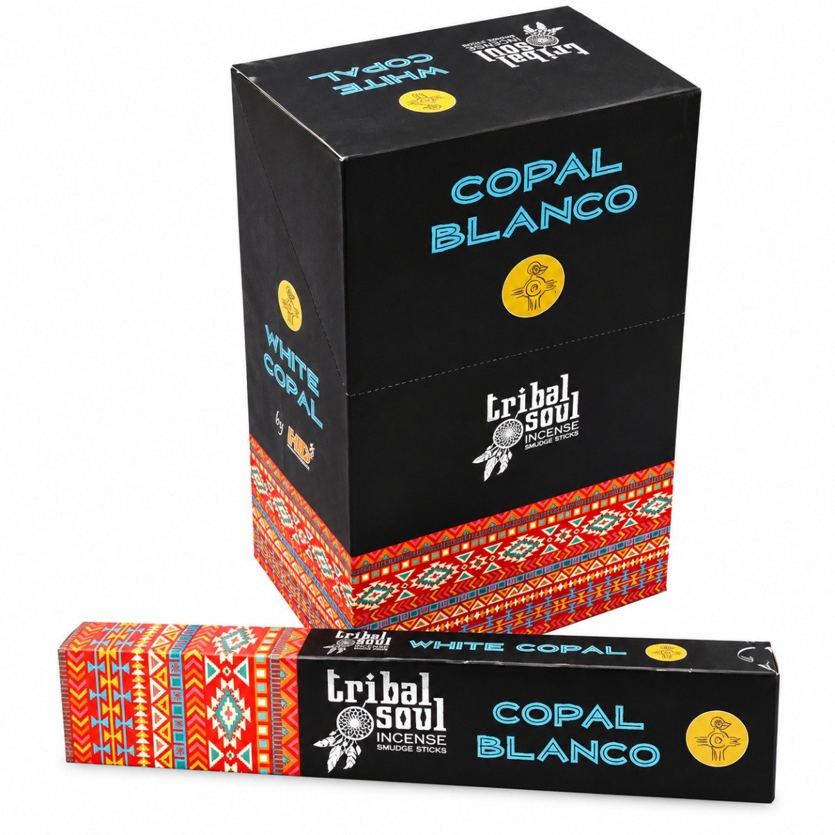 Incenso Tribal Soul Copal Branco Caixa