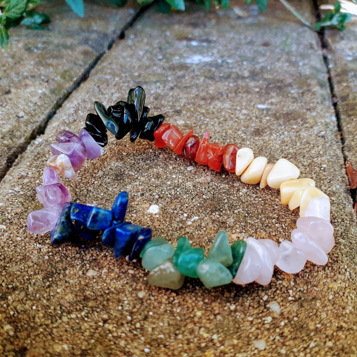 Pulseira 7 Chakras Chips