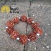 Bracciale d'argento Rudraksha 5 Muhkhis
