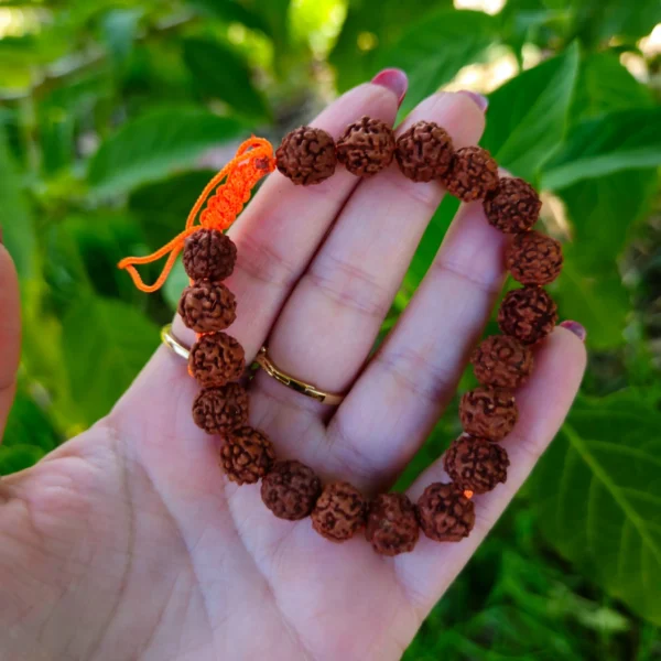 Pulseira Rudraksha Regulavel