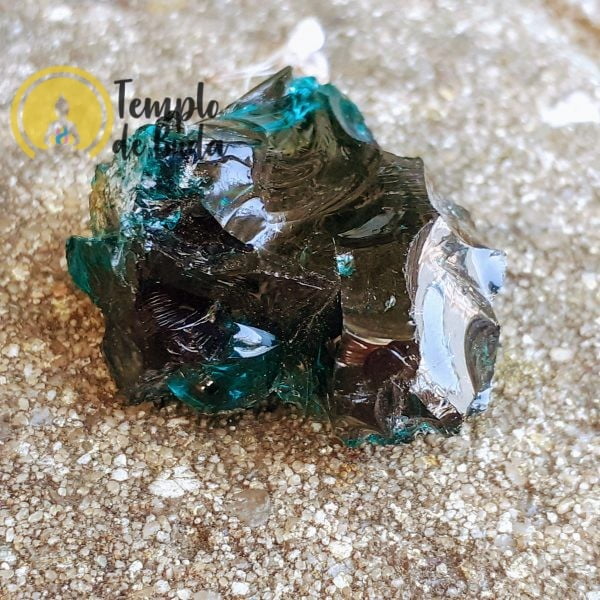 Andara Ancião Monoatómico Verde Petróleo - immagine 2