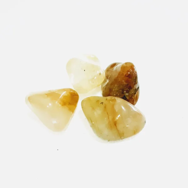 Quartzo Curador Dourado Rolado