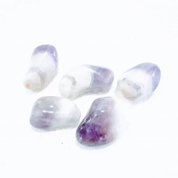Small Chevron Rolled Amethyst